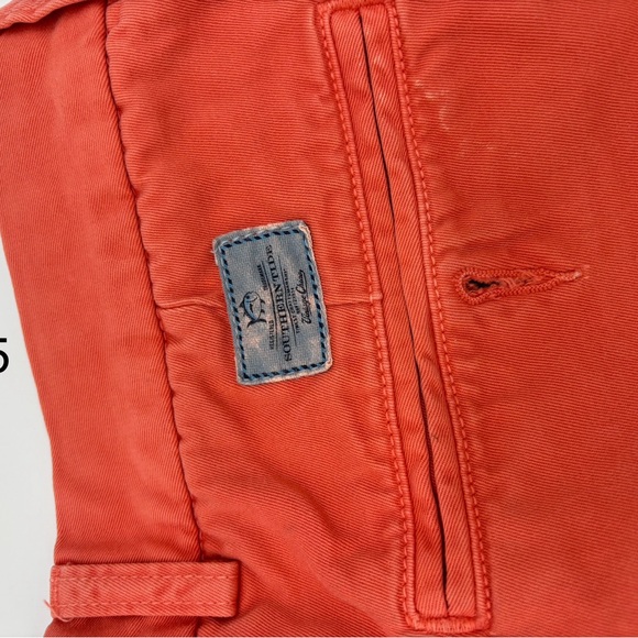 Southern tide vintage chino orange sz 34 shorts - Picture 5 of 5